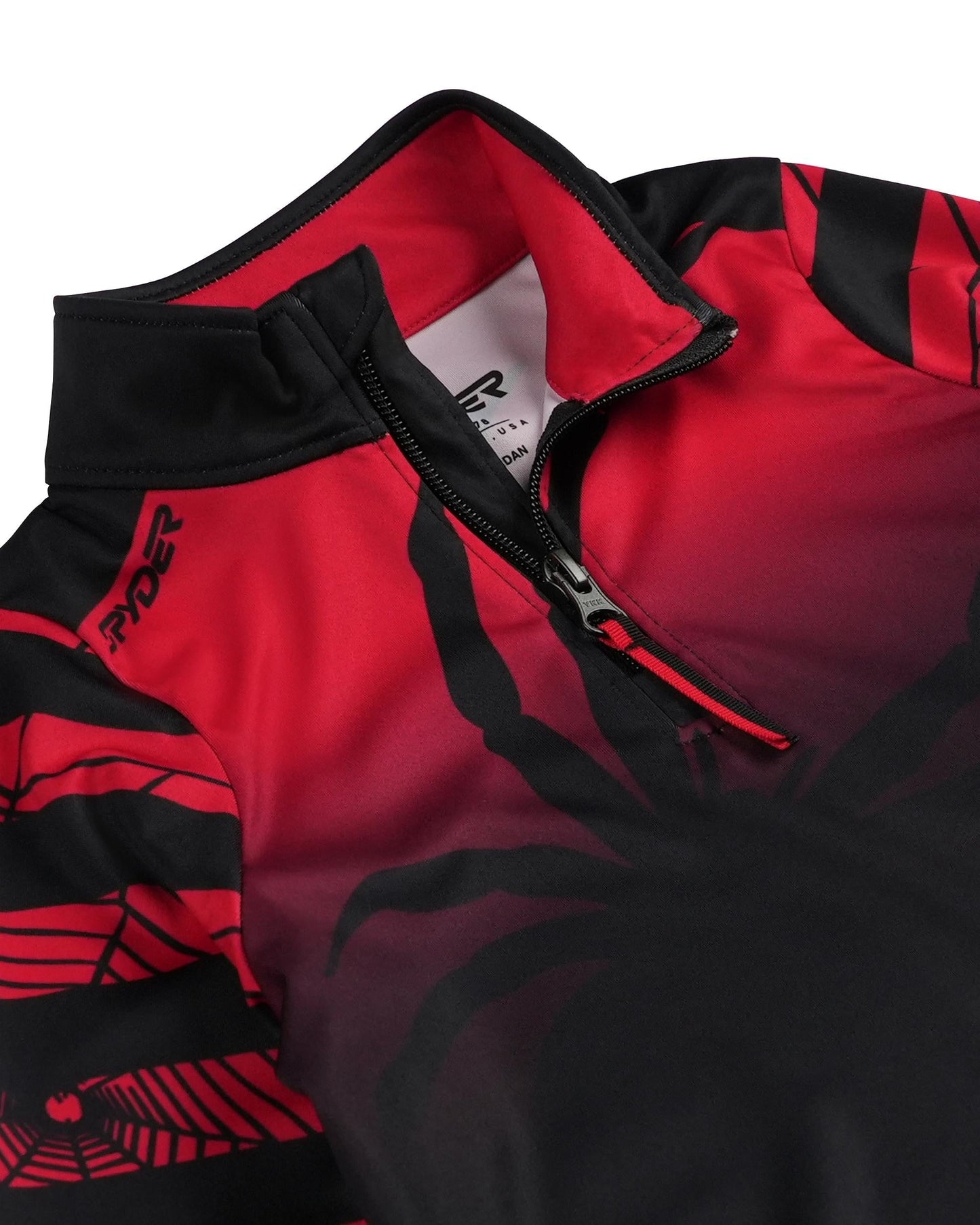 Boys Challenger Half Zip - Spyder Red