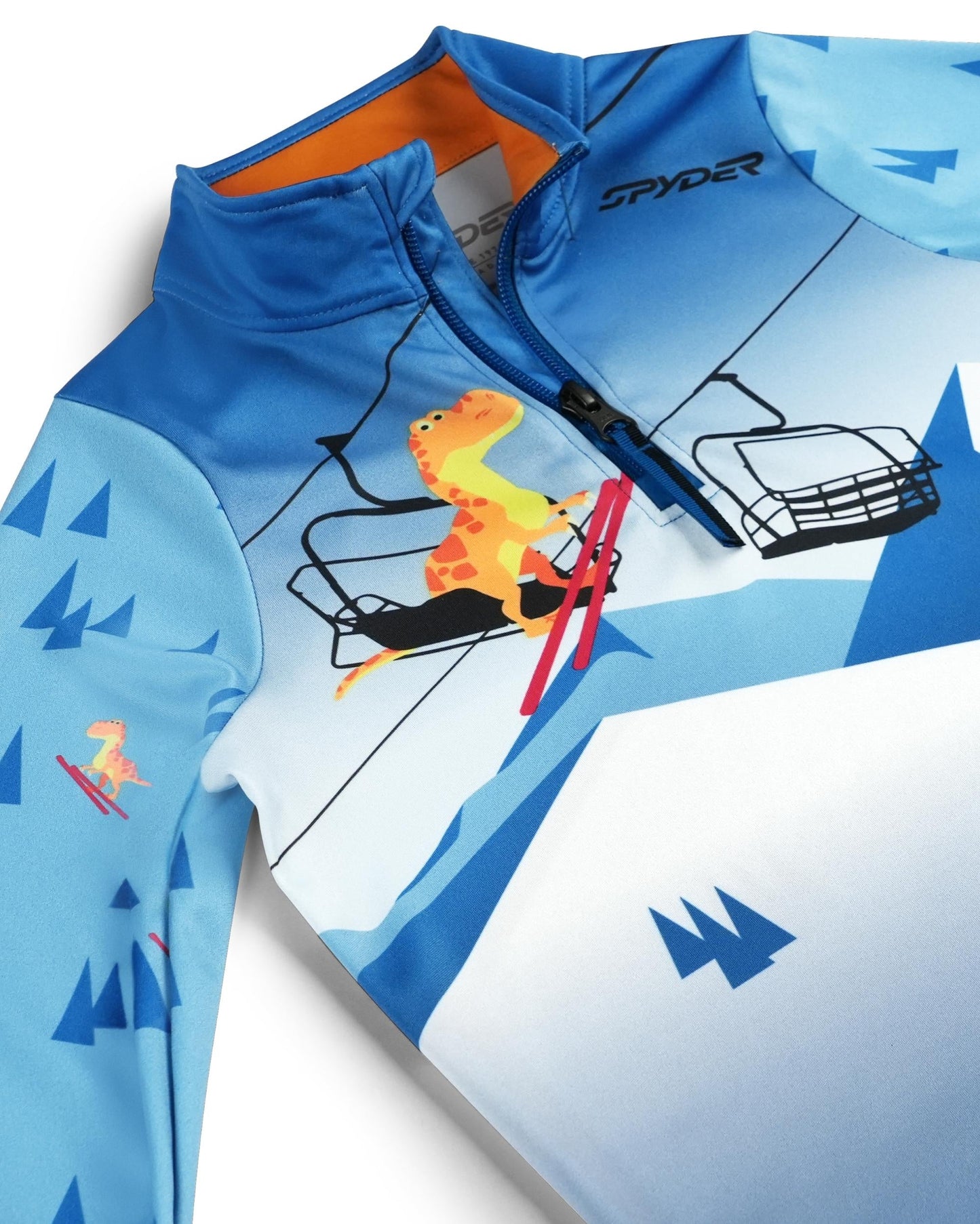 Boys International Half Zip - Cobalt T-Rex