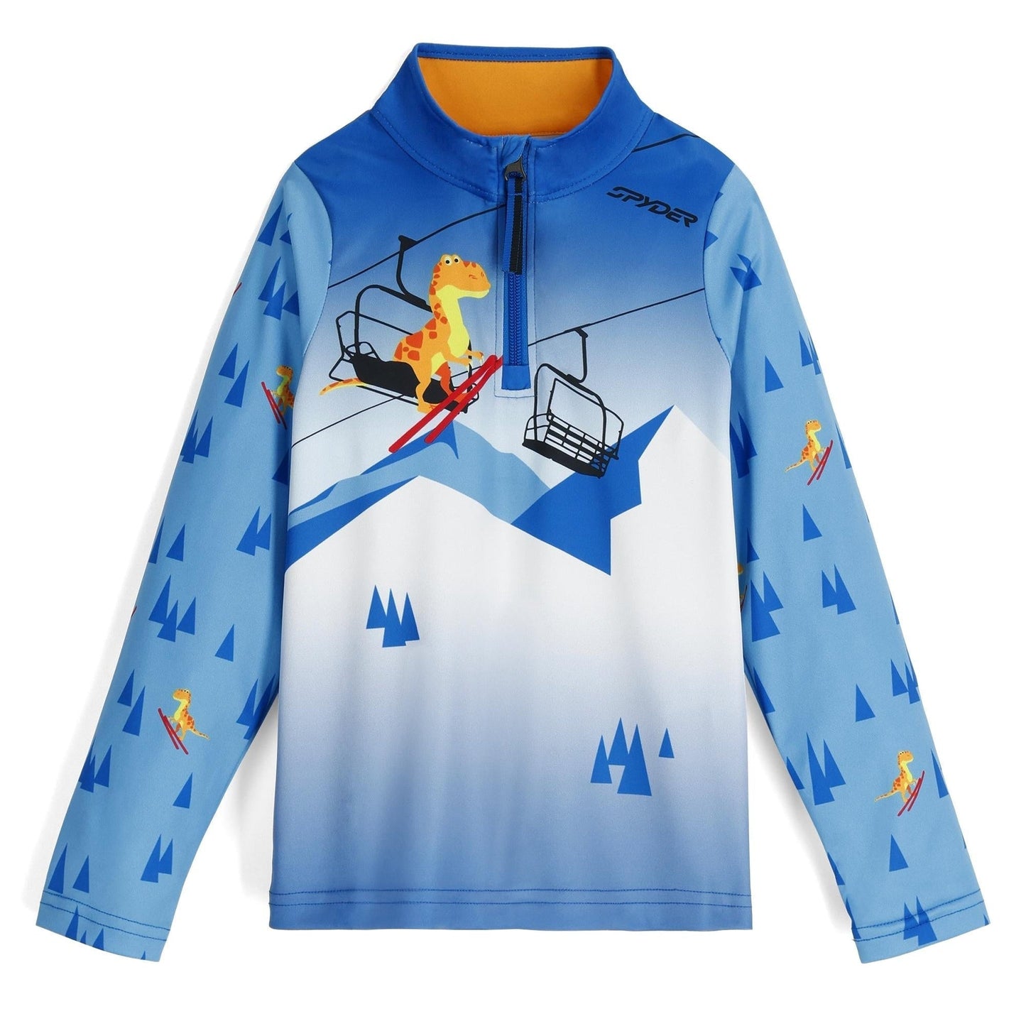 Boys International Half Zip - Cobalt T-Rex